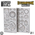 GSW Steampunk Texture Silicone Mould Moulds Green Stuff World
