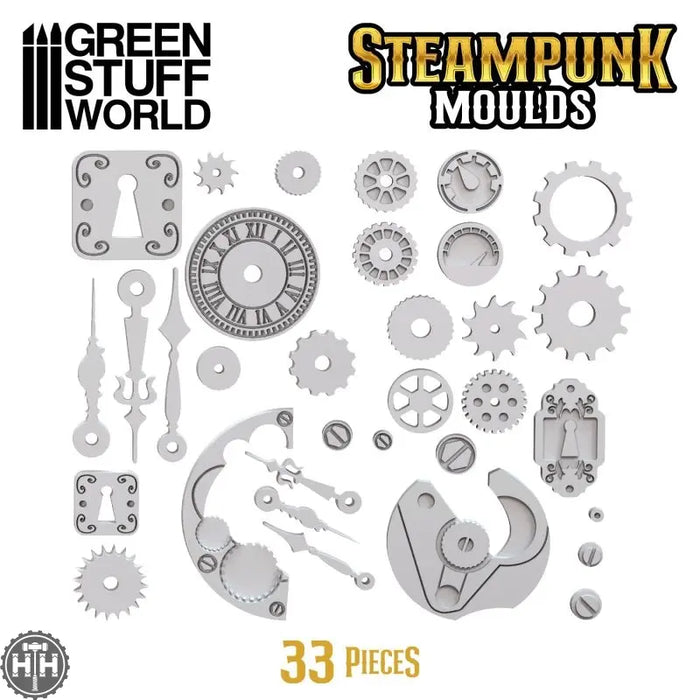 GSW Steampunk Texture Silicone Mould Moulds Green Stuff World