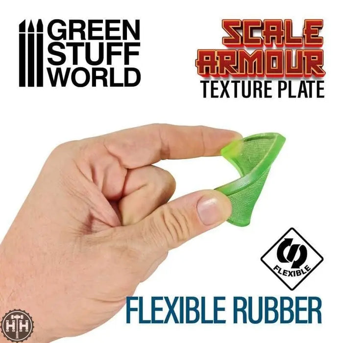 GSW Texture Plate - Scales Texture Plate Green Stuff World