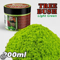GSW Tree Bush Clump Foliage - Light Green - 200ml Flock Green Stuff World