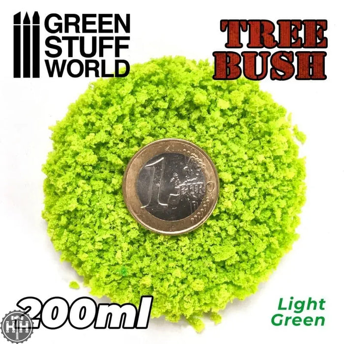 GSW Tree Bush Clump Foliage - Light Green - 200ml Flock Green Stuff World