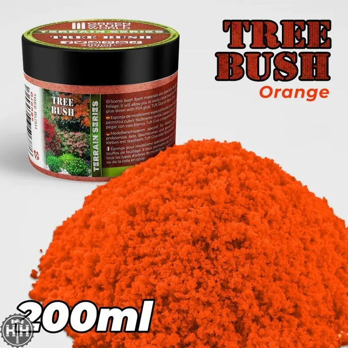 GSW Tree Bush Clump Foliage - Orange - 200ml Flock Green Stuff World