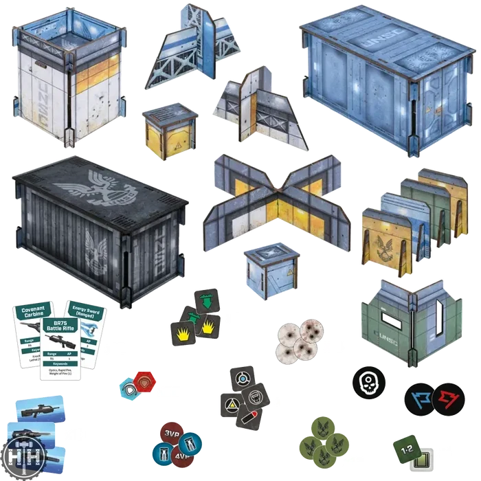 Halo Flashpoint: UNSC Base Terrain Set Halo Flashpoint Mantic Games