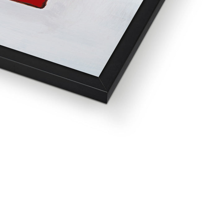 I Will Always Love You | Red | Book Cover Art Print - Framed