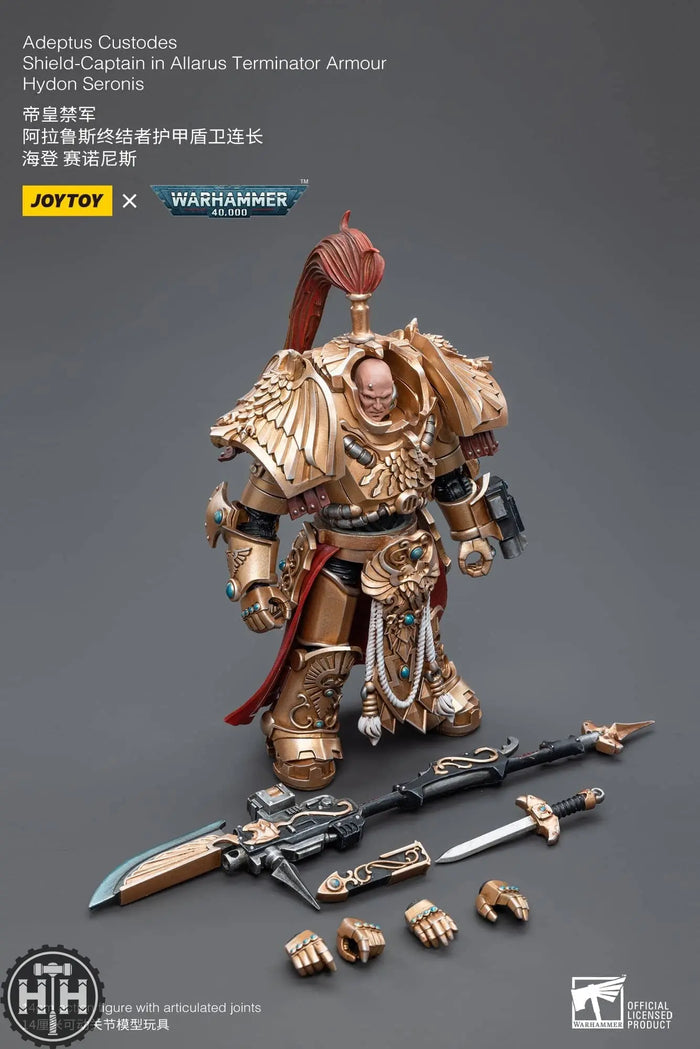 JoyToy Adeptus Custodes Shield-Captain in Allarus Terminator Armour Hydon Seronis - JT9244 Action Figures JoyToy