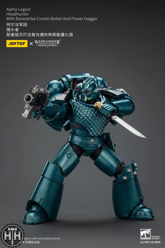 JoyToy Alpha Legion Headhunter With Banestrike Combi-Bolter And Power Dagger - JT01406 Action Figures JoyToy