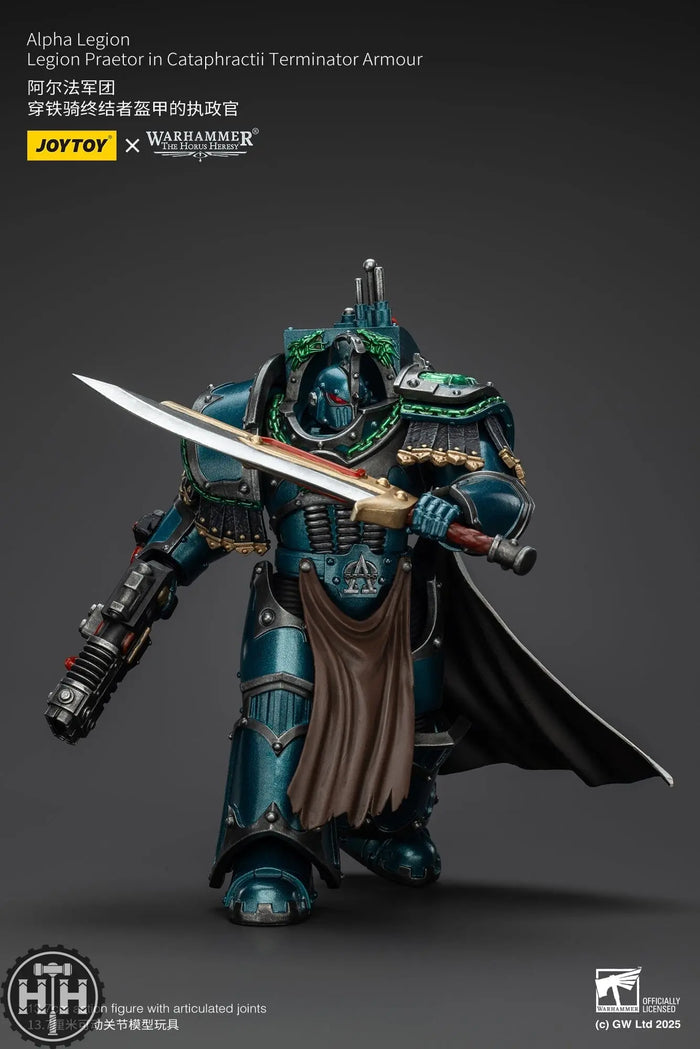 JoyToy Alpha Legion Legion Praetor in Cataphractii Terminator Armour - JT01260 Action Figures JoyToy