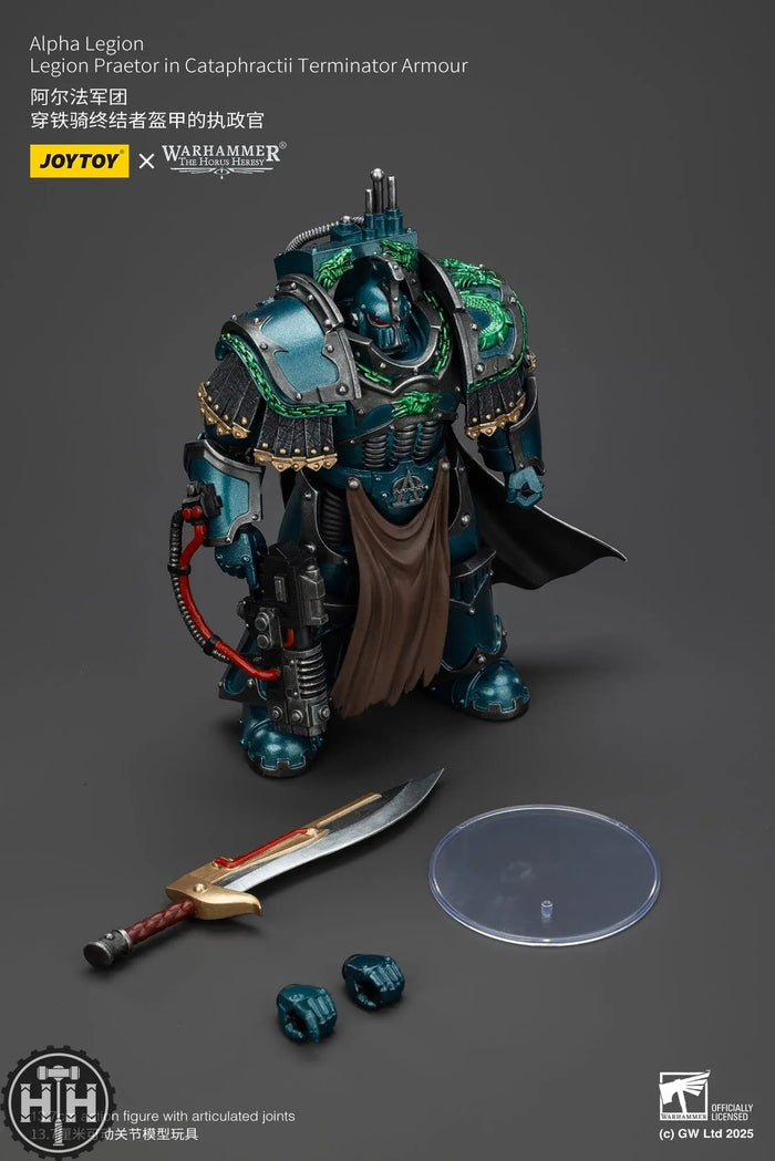 JoyToy Alpha Legion Legion Praetor in Cataphractii Terminator Armour - JT01260 Action Figures JoyToy
