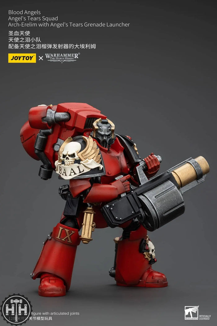 JoyToy Blood Angels Angel's Tears Squad Arch-Erelim with Angel's Tears Grenade Launcher - JT00379 Action Figures JoyToy