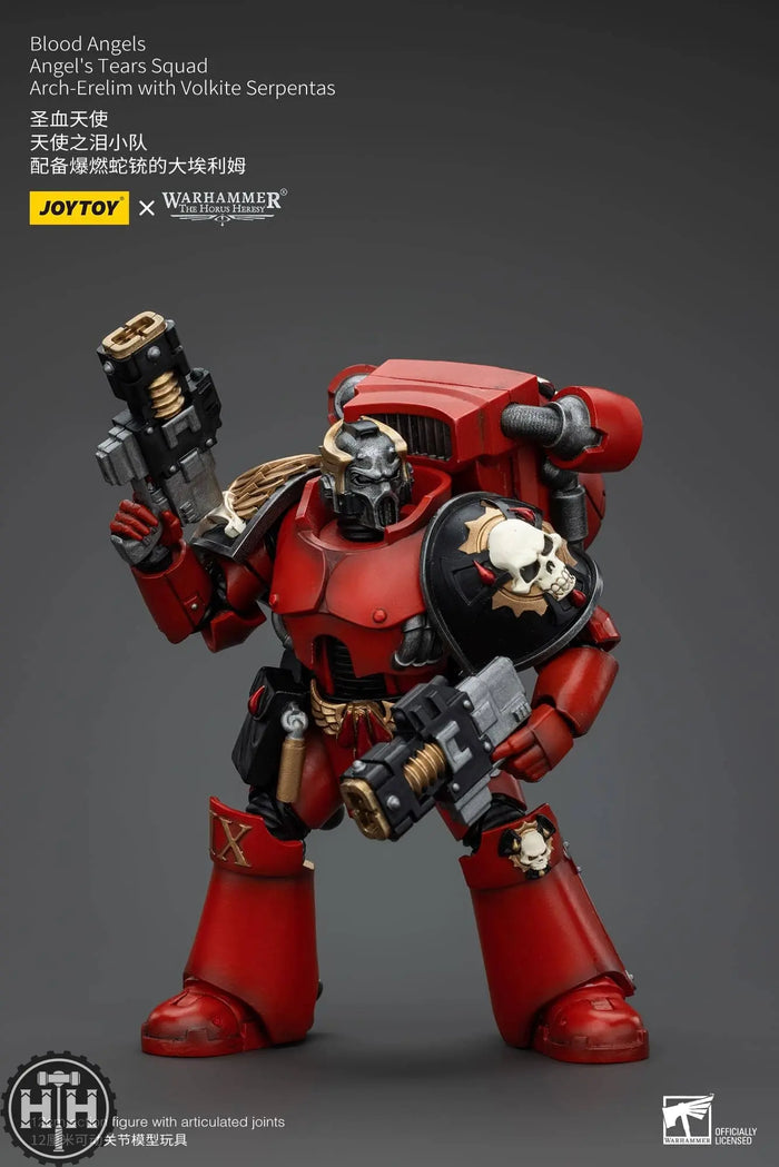 JoyToy Blood Angels Angel's Tears Squad Arch-Erelim with Volkite Serpentas - JT00355 Action Figures JoyToy