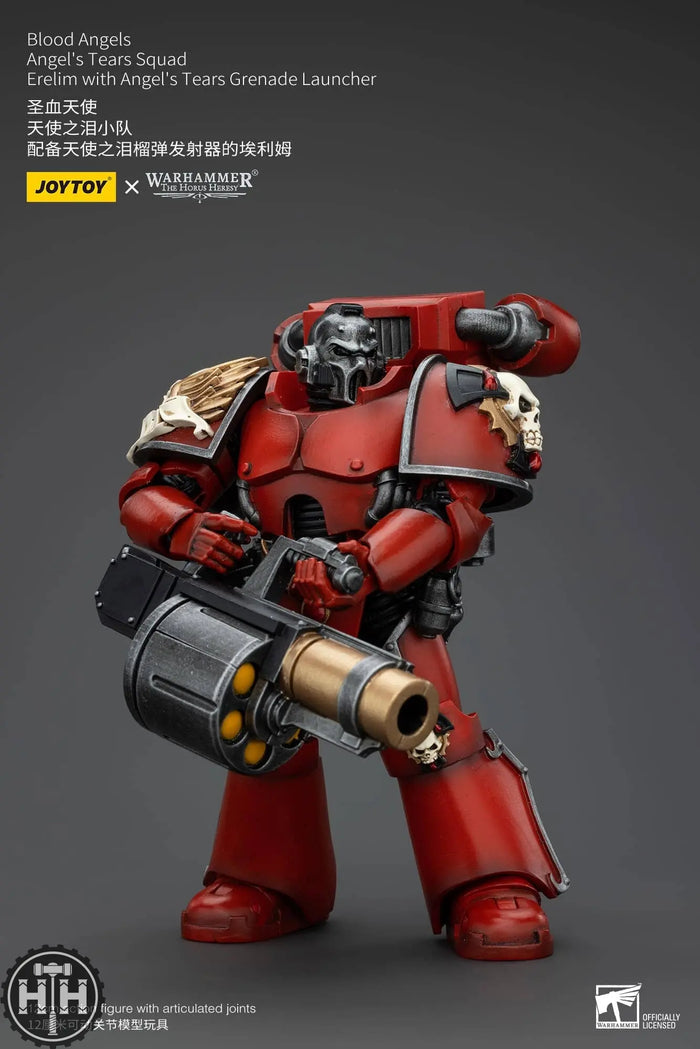 JoyToy Blood Angels Angel's Tears Squad Erelim with Angel's Tears Grenade Launcher - JT00362 Action Figures JoyToy
