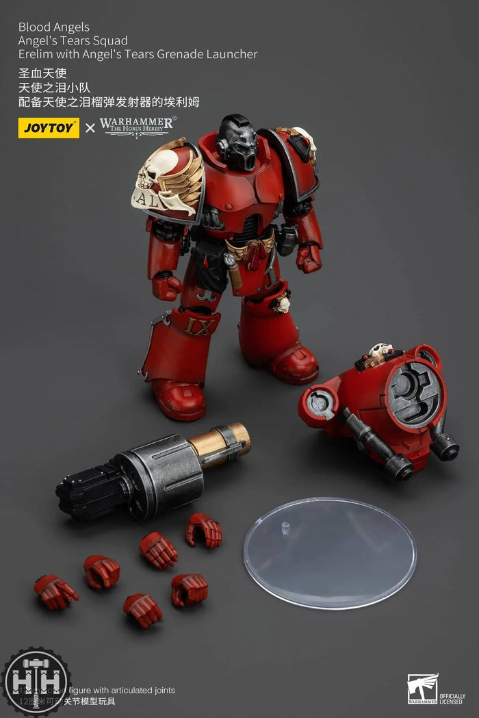 JoyToy Blood Angels Angel's Tears Squad Erelim with Angel's Tears Grenade Launcher - JT00362 Action Figures JoyToy