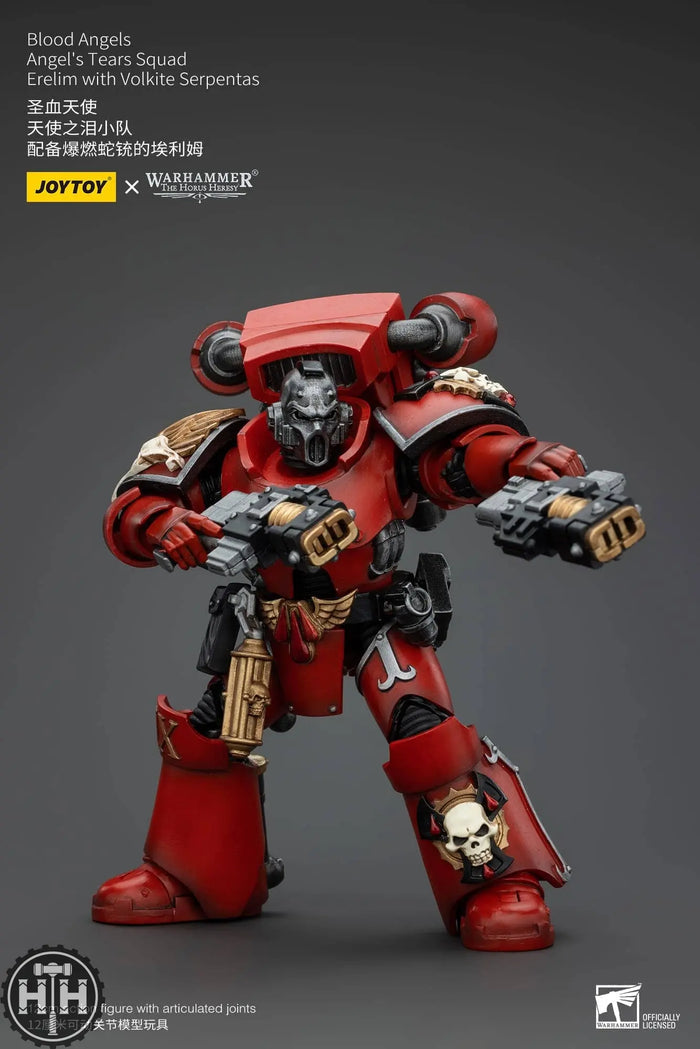 JoyToy Blood Angels Angel's Tears Squad Erelim with Volkite Serpentas - JT00348 Action Figures JoyToy