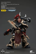 JoyToy Chaos Space Marines Black Legion Chosen with Plasma Pistol and Power Axe - JT00959 Action Figures JoyToy