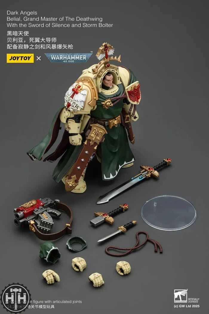 Joytoy Dark Angels Belial, Grand Master of The Deathwing With the Sword of Silence and Storm - JT02304 Action Figures JoyToy