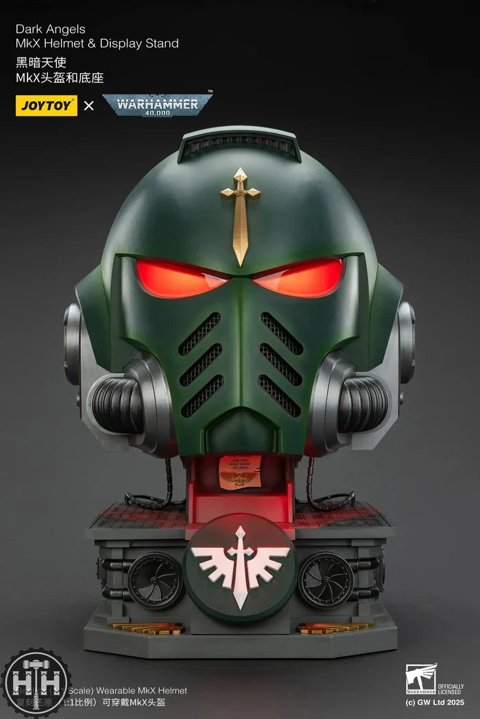 Joytoy Dark Angels MkX Helmet & Display Stand - JT02762 JoyToy