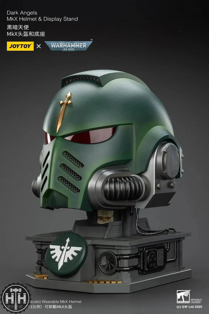 Joytoy Dark Angels MkX Helmet & Display Stand - JT02762 JoyToy