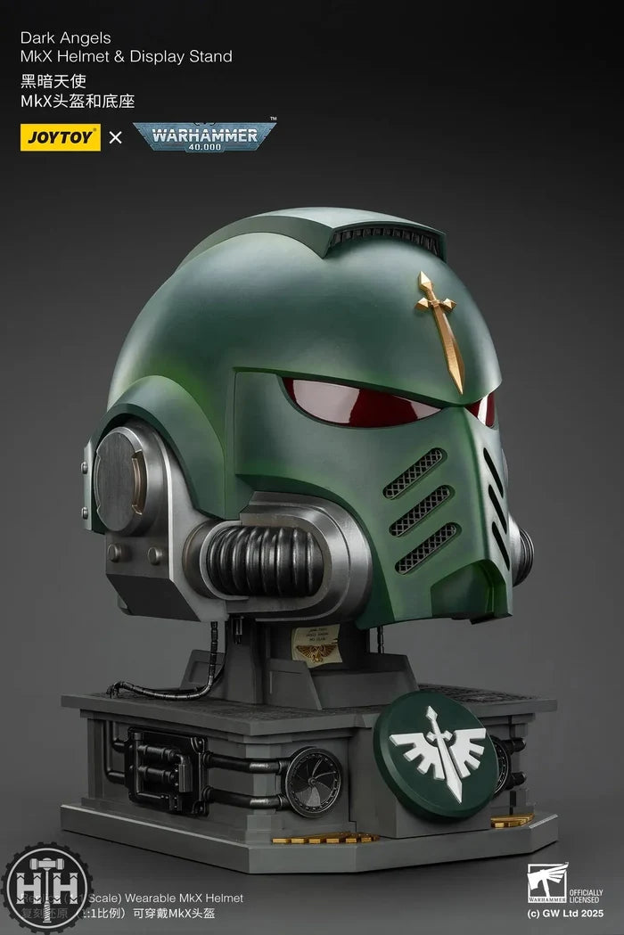 Joytoy Dark Angels MkX Helmet & Display Stand - JT02762 JoyToy