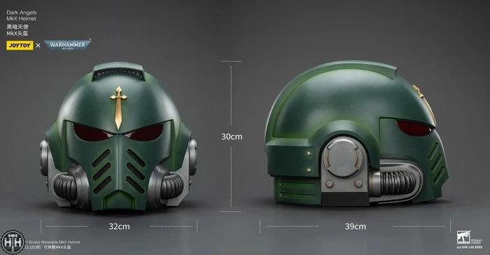 Joytoy Dark Angels MkX Helmet & Display Stand - JT02762 JoyToy