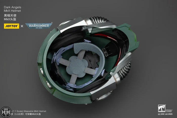 Joytoy Dark Angels MkX Helmet & Display Stand - JT02762 JoyToy