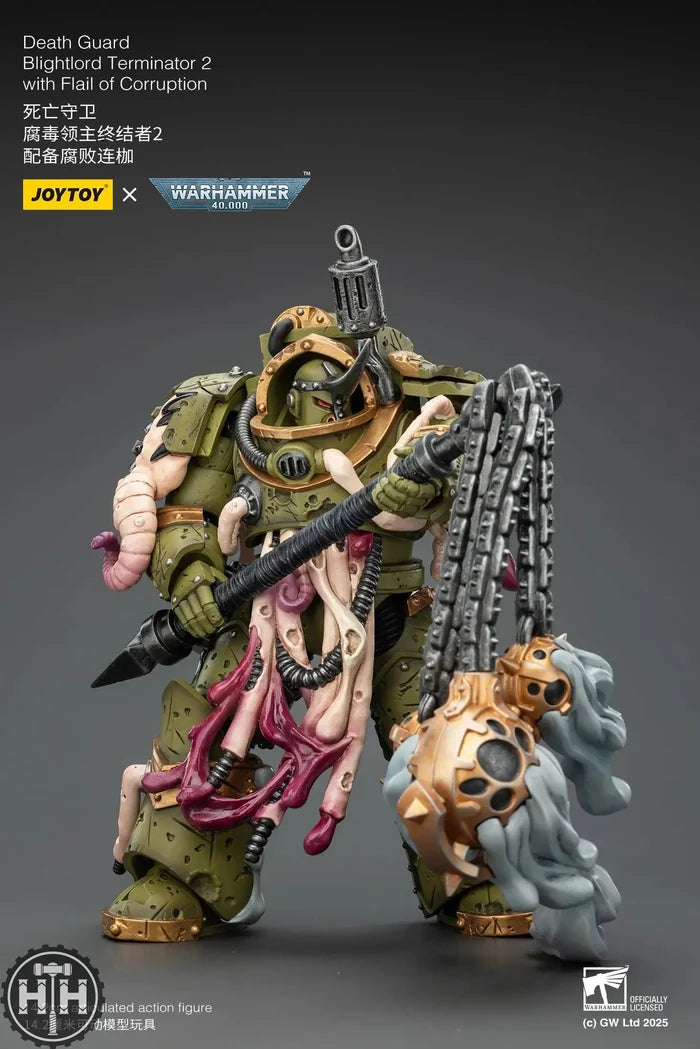 Joytoy Death Guard Blightlord Terminator 2 with Flail of Corruption - JT02878 JoyToy