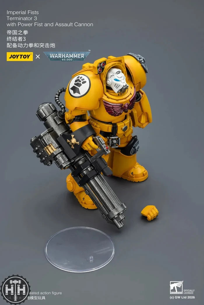 Joytoy Imperial Fists Terminator 3 with Power Fist and Assault Cannon - JT03172 JoyToy