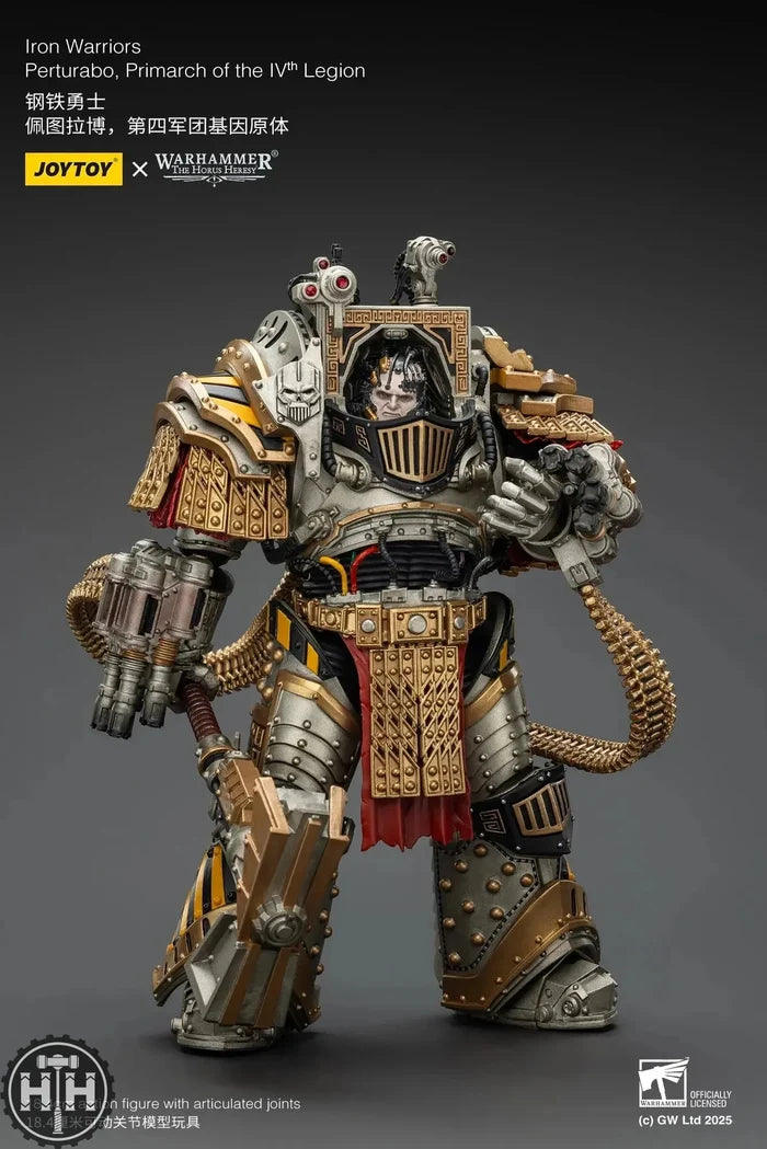 Joytoy Iron Warriors Perturabo, Primarch of the lVth Legion - JT01819 Action Figures JoyToy