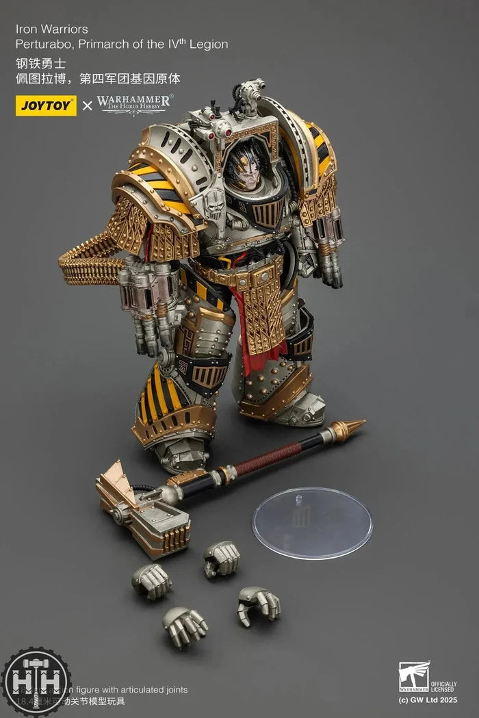 Joytoy Iron Warriors Perturabo, Primarch of the lVth Legion - JT01819 Action Figures JoyToy