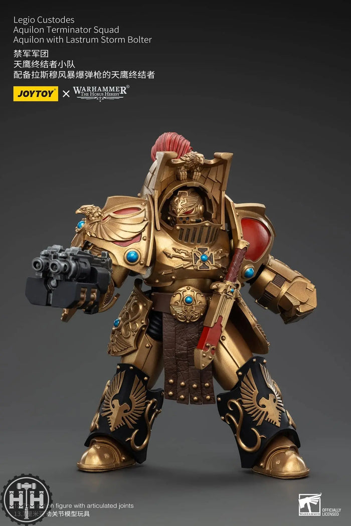 JoyToy Legio Custodes Aquilon Terminator Squad Aquilon with Lastrum Storm Bolter - JT00744 Action Figures JoyToy