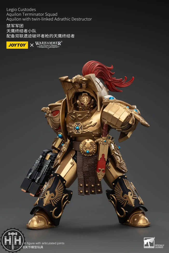 JoyToy Legio Custodes Aquilon Terminator Squad Aquilon with twin-linked Adrathic Destructor - JT00751 Action Figures JoyToy
