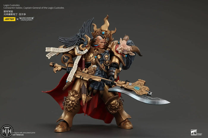 JoyToy Legio Custodes Constantin Valdor, Captain-General of the Legio Custodes - JT00942 Action Figures JoyToy