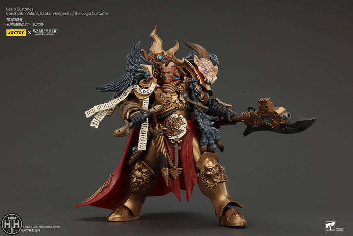 JoyToy Legio Custodes Constantin Valdor, Captain-General of the Legio Custodes - JT00942 Action Figures JoyToy