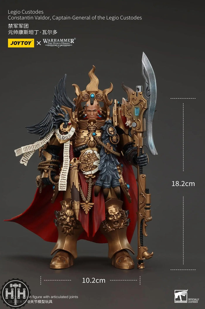 JoyToy Legio Custodes Constantin Valdor, Captain-General of the Legio Custodes - JT00942 Action Figures JoyToy
