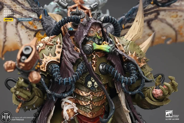 Joytoy Mortarion, Daemon Primarch of Nurgle with Ancient weapons ‘The Lantern' and ‘Silence' - JT02564 JoyToy