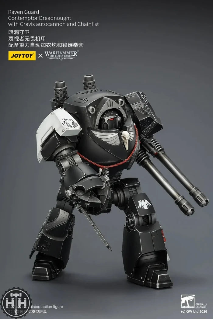 Joytoy Raven Guard Contemptor Dreadnought with Gravis autocannon and Chainfist - JT04186 JoyToy