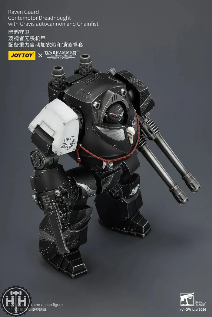 Joytoy Raven Guard Contemptor Dreadnought with Gravis autocannon and Chainfist - JT04186 JoyToy