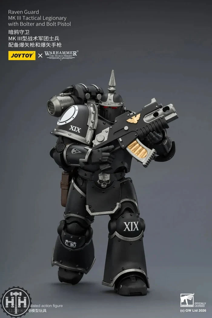 Joytoy Raven Guard MK III Tactical Legionary with Bolter and Bolt Pistol - JT03943 JoyToy
