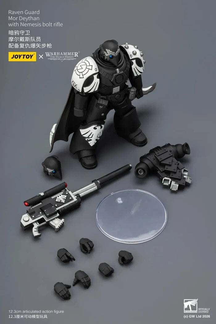 Joytoy Raven Guard Mor Deythan with Nemesis bolt rifle - JT03974 JoyToy