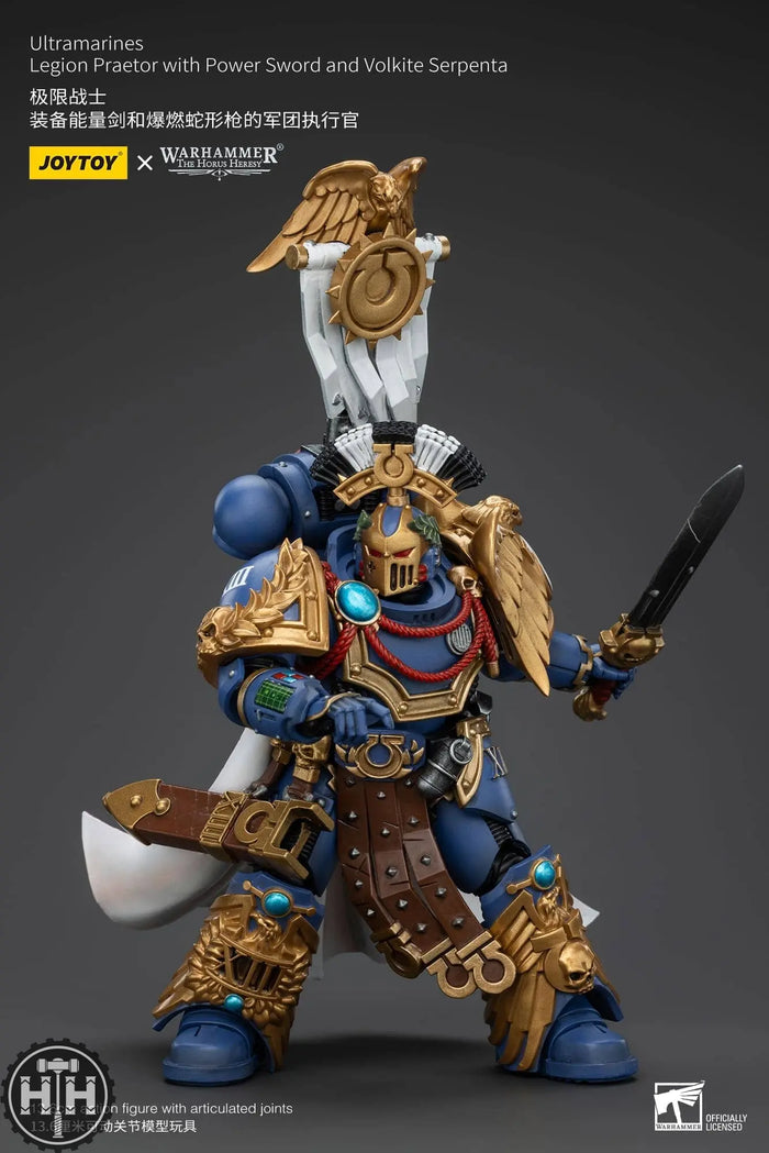 JoyToy Ultramarines Legion Praetor with Power Sword and Volkite Serpenta - JT00126 Action Figures JoyToy