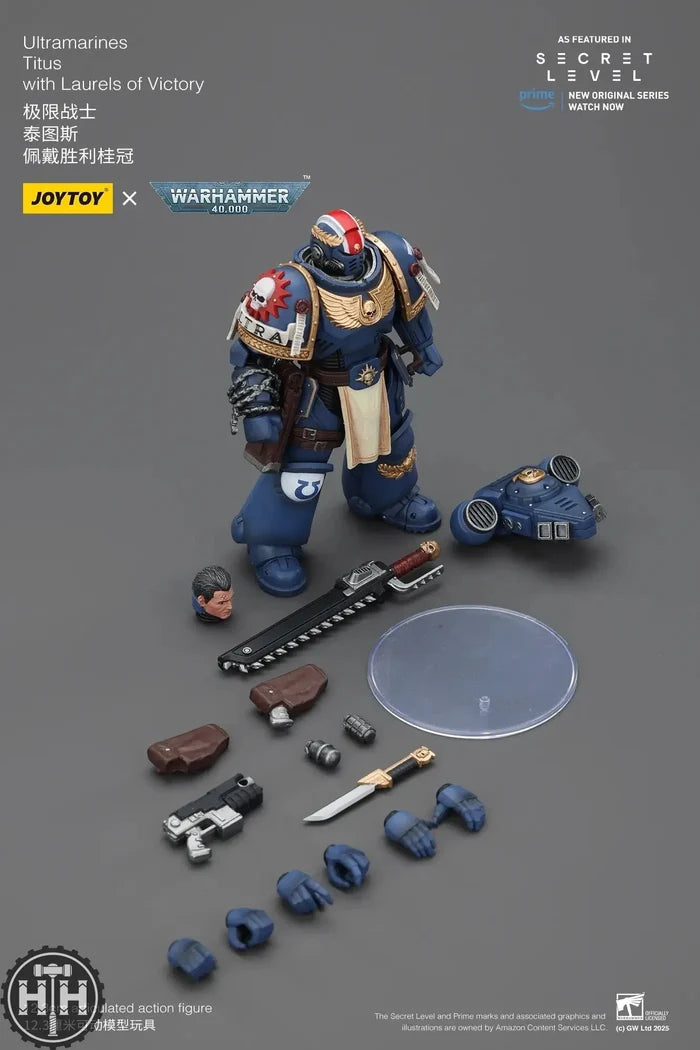 Joytoy Ultramarines Titus with Laurels of Victory - JT02779 Action Figures JoyToy
