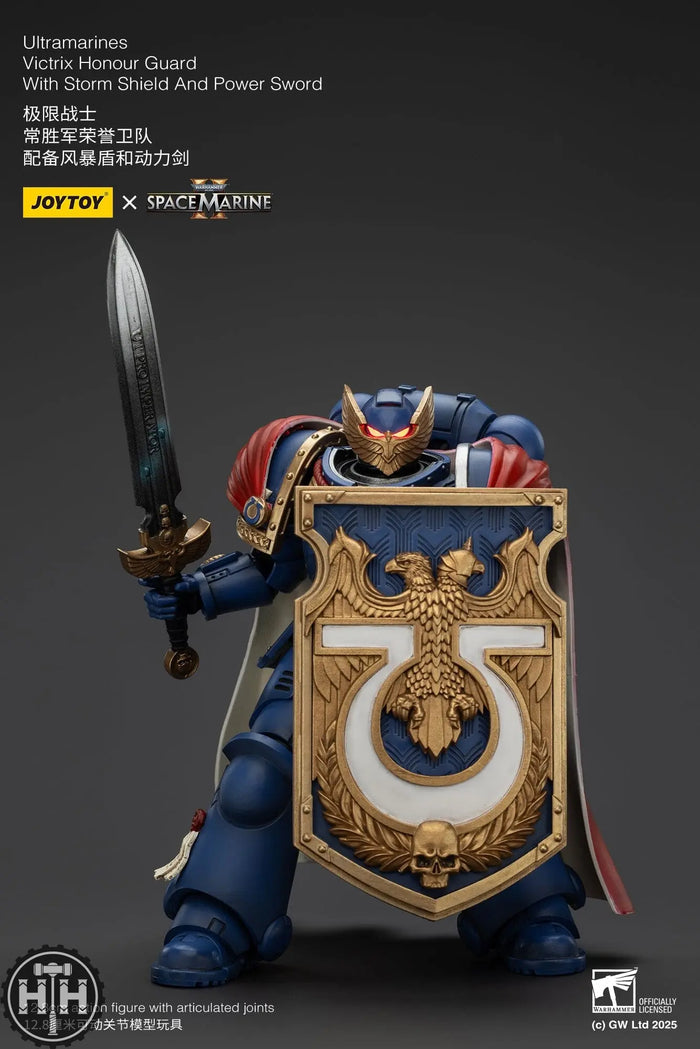 Joytoy Ultramarines Victrix Honour Guard with Storm Shield And Power Sword - JT01345 Action Figures JoyToy