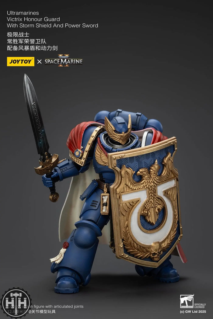 Joytoy Ultramarines Victrix Honour Guard with Storm Shield And Power Sword - JT01345 Action Figures JoyToy