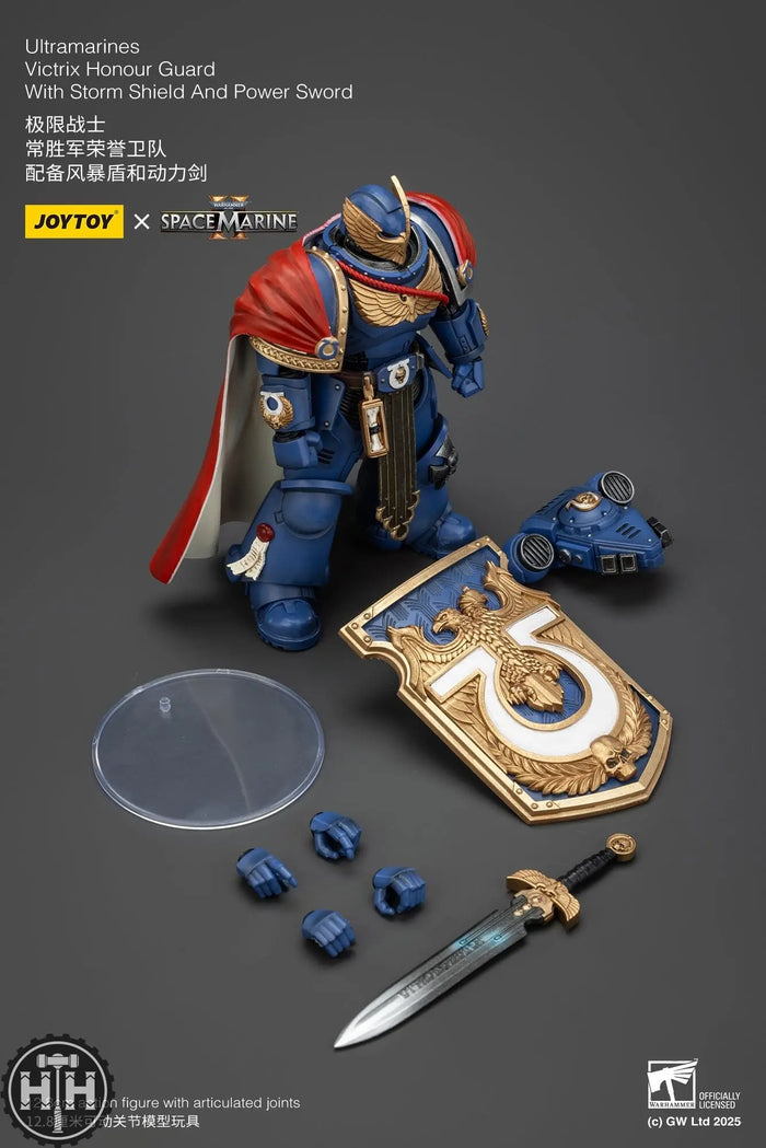 Joytoy Ultramarines Victrix Honour Guard with Storm Shield And Power Sword - JT01345 Action Figures JoyToy