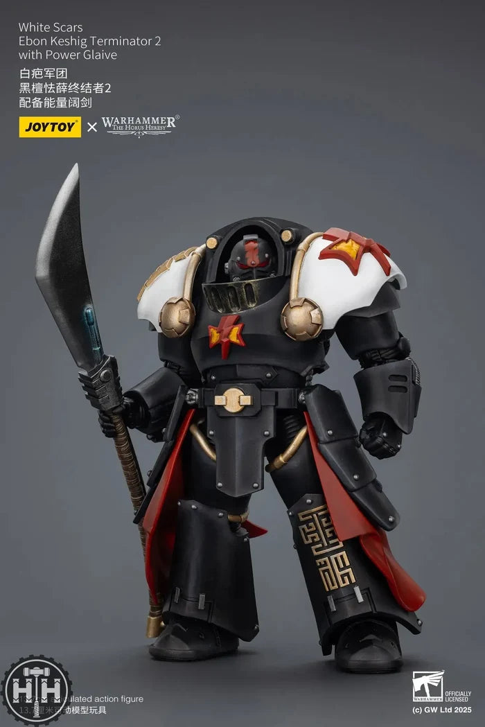Joytoy White Scars Ebon Keshig Terminator 2 with Power Glaive - JT02953 JoyToy
