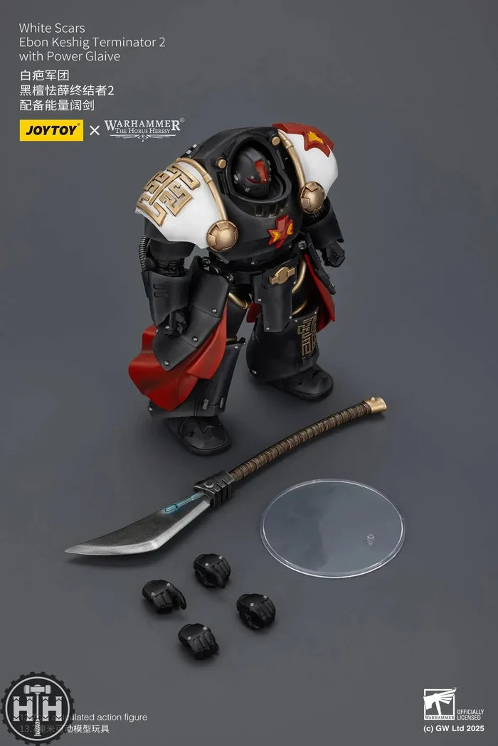Joytoy White Scars Ebon Keshig Terminator 2 with Power Glaive - JT02953 JoyToy