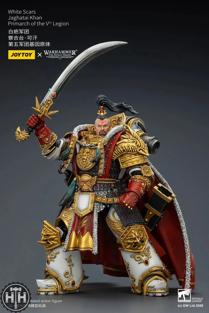 Joytoy White Scars Jaghatai Khan Primarch of the Vth Legion - JT03363 JoyToy