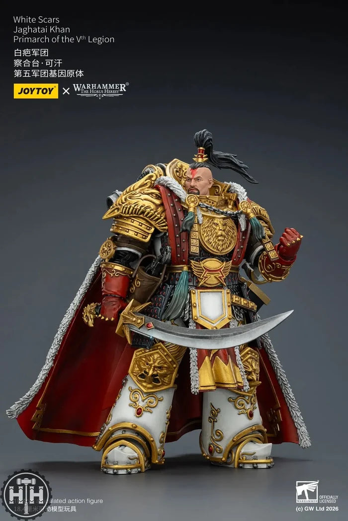 Joytoy White Scars Jaghatai Khan Primarch of the Vth Legion - JT03363 JoyToy