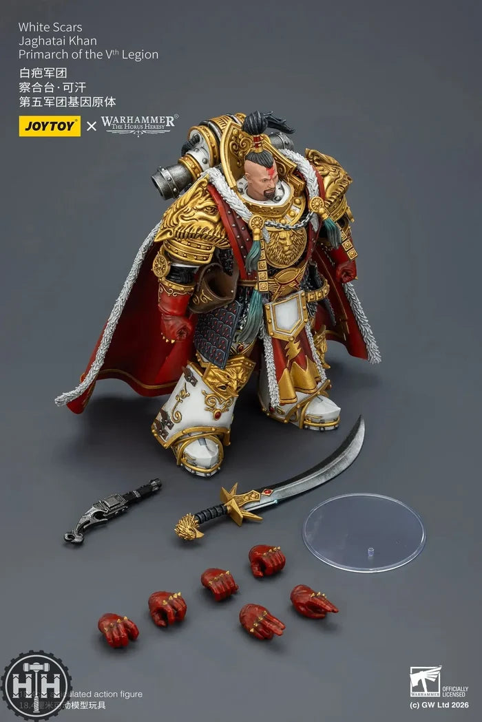 Joytoy White Scars Jaghatai Khan Primarch of the Vth Legion - JT03363 JoyToy