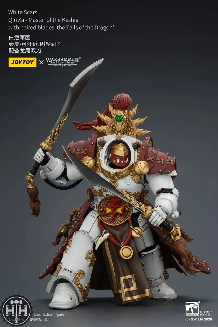 Joytoy White Scars Qin Xa - Master of the Keshig with paired blades the 'Tails of the Dragon' - JT03622 JoyToy