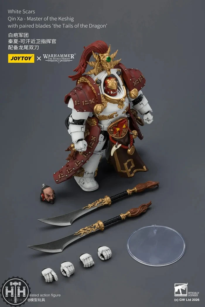 Joytoy White Scars Qin Xa - Master of the Keshig with paired blades the 'Tails of the Dragon' - JT03622 JoyToy